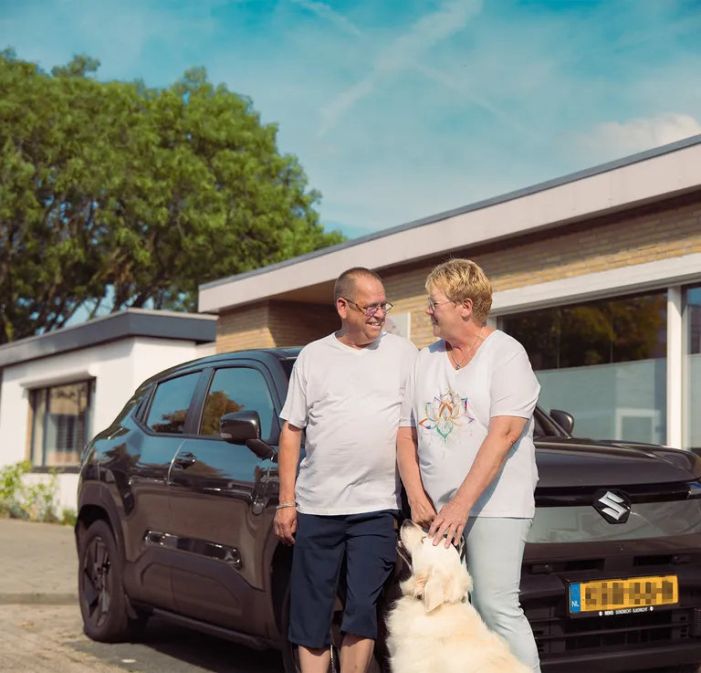 Suzuki *e VITARA 5K check-up*: Fred en Anja
