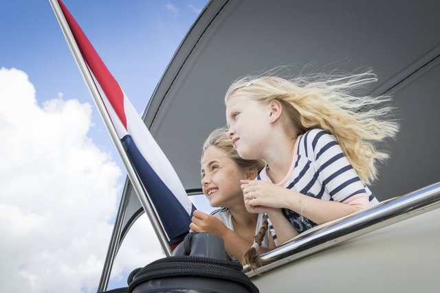 Varen met kinderen.1