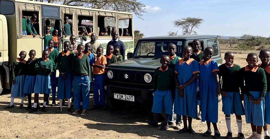 Suzuki Jimny geschonken aan Borana Conservancy