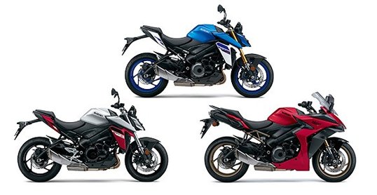 Suzuki GSX-S serie krijgt nieuwe kleuren