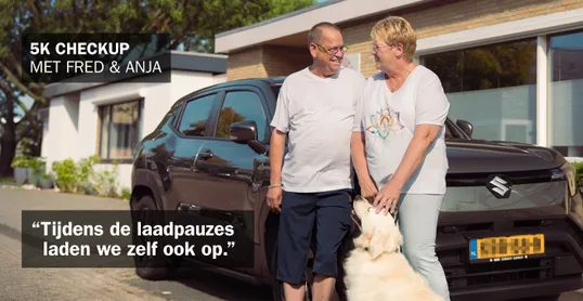 5K check-up Suzuki e VITARA: Fred en Anja