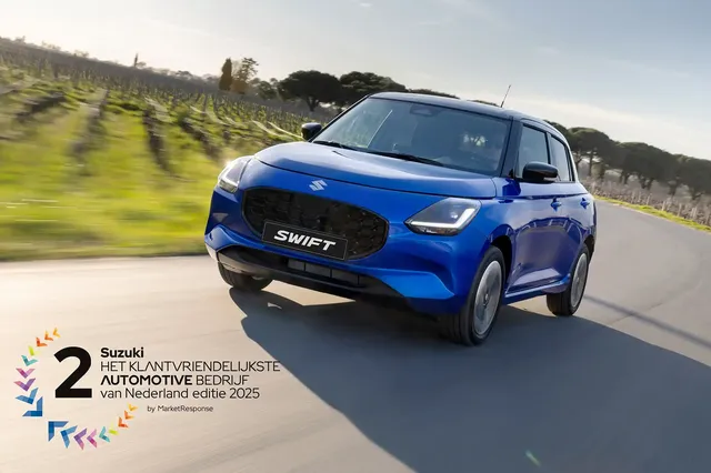 Suzuki tweede klantvriendelijkste Automotive bedrijf 2025 - Suzuki Swift