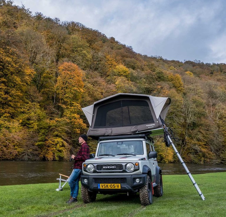 Met de *Jimny* door Wallonië